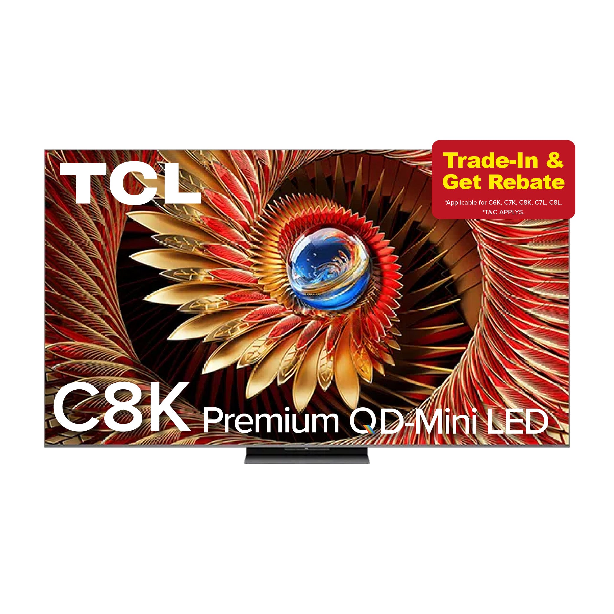 TCL C8K Premium QD-Mini LED 4K TV | 65 75 85 98 inch | HDR 4500