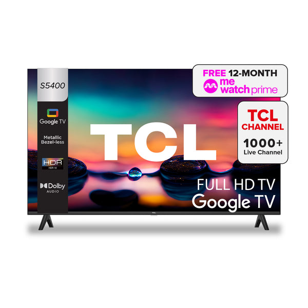 TCL S5400 FHD Google TV 32" - 40" AI Smart TV