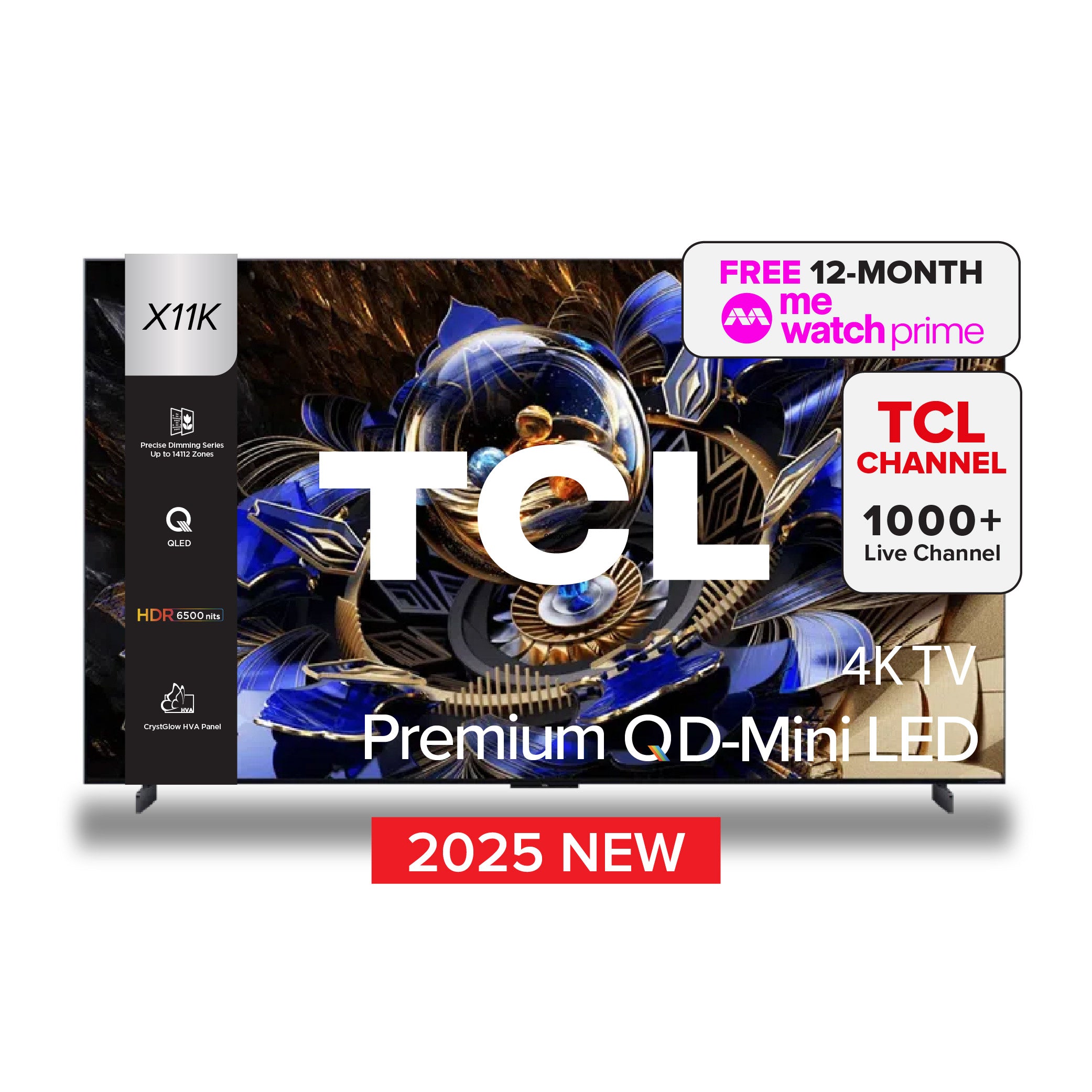TCL X11K Premium QD-Mini LED TV 85