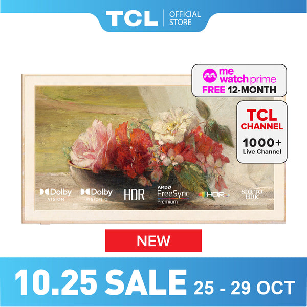 TCL A300 Pro B&O Sound System Nxtframe TV Canvas TV Frame TV 4K QLED TV