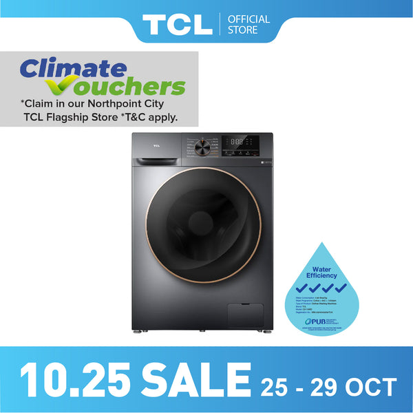 4 Ticks TCL C2110WD 10KG Washer & Dryer Combo DD Inverter
