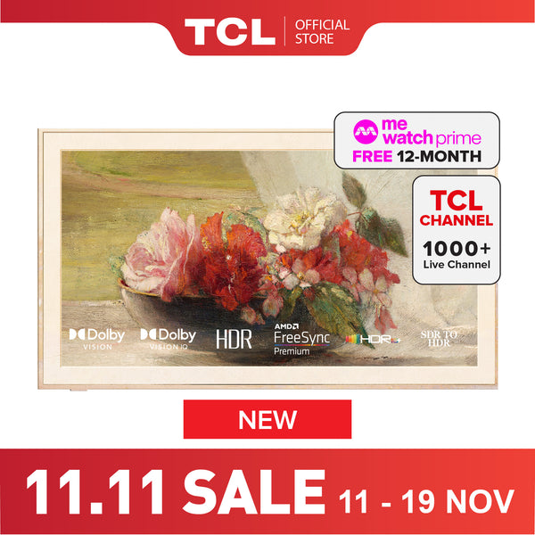 TCL A300 Pro B&O Sound System Nxtframe TV Canvas TV Frame TV 4K QLED TV