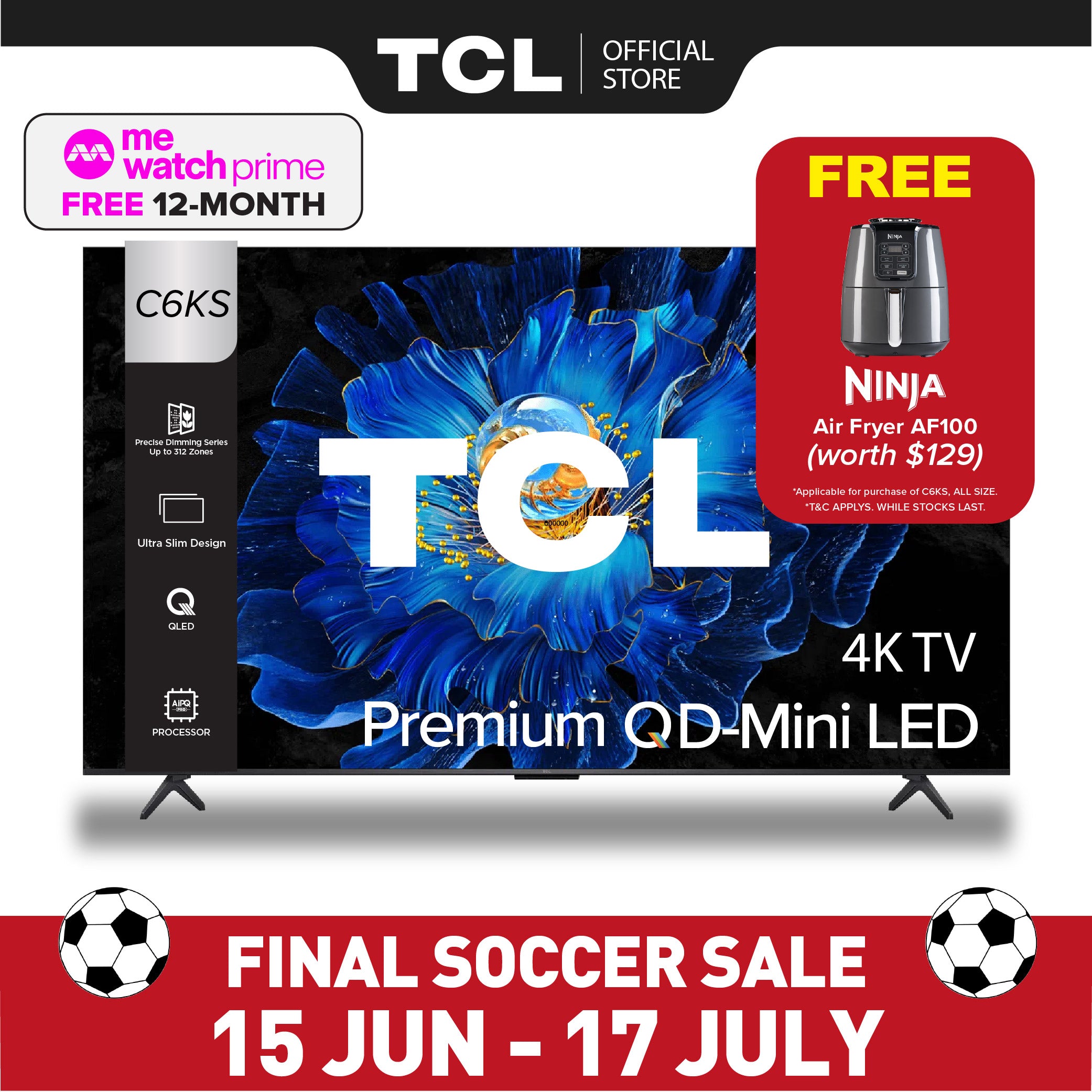TCL X11K Premium QD-Mini LED TV 85