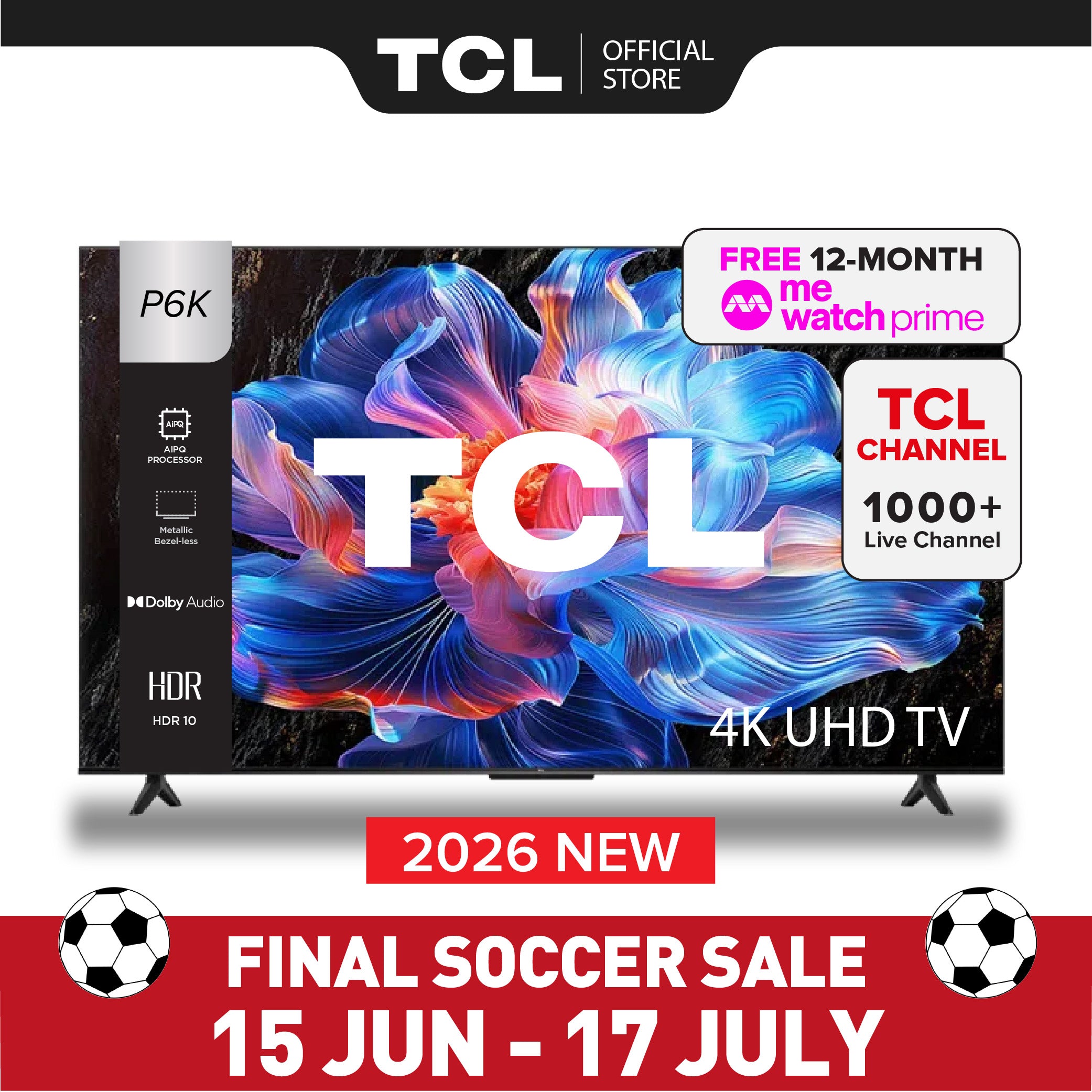 TCL C855 Premium QD-Mini LED 4K TV 65