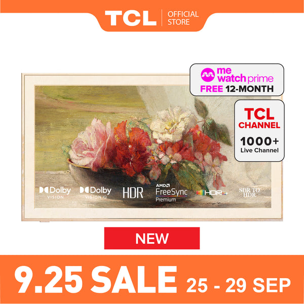 TCL A300 Pro B&O Sound System Nxtframe TV Canvas TV Frame TV 4K QLED TV