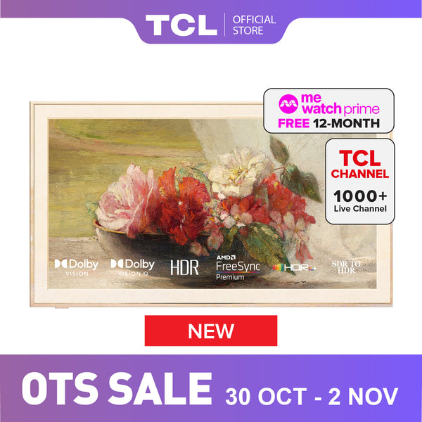 TCL A300 Pro B&O Sound System Nxtframe TV Canvas TV Frame TV 4K QLED TV