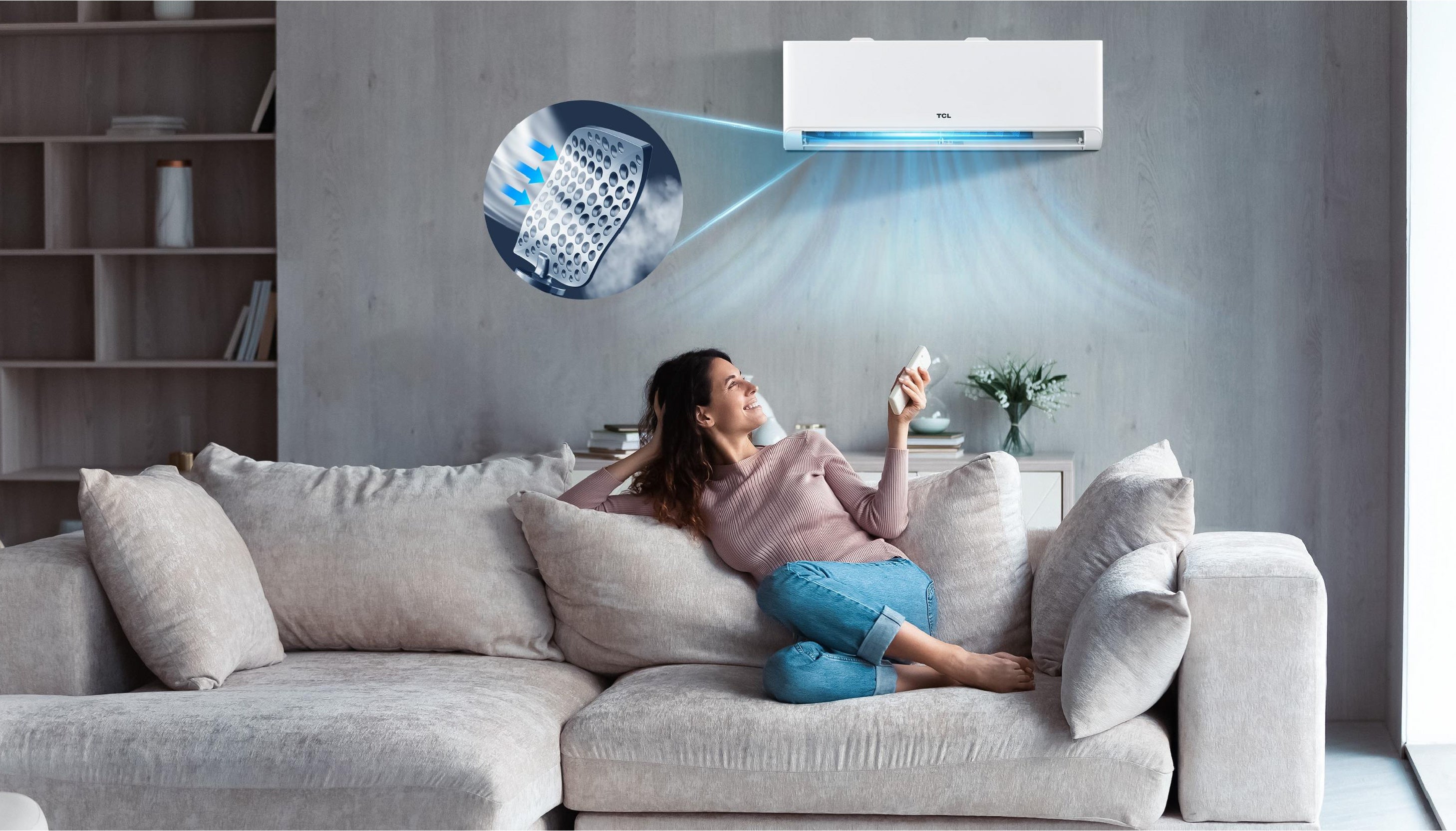 TCL Gentle Breeze микро-отвори